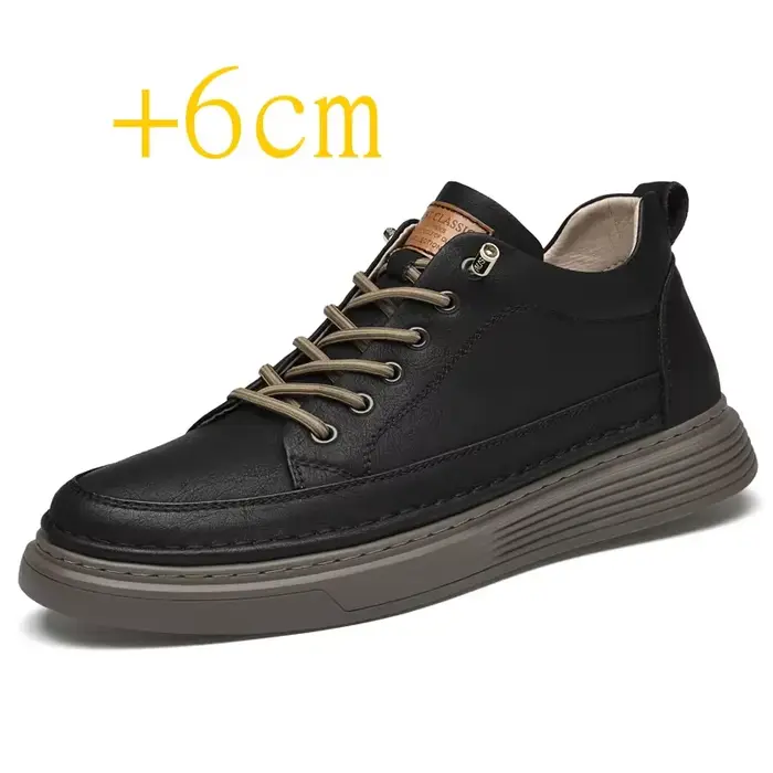 Chaussures rehaussantes en cuir véritable chaussures rehaussantes hauteur augmenter chaussures homme
