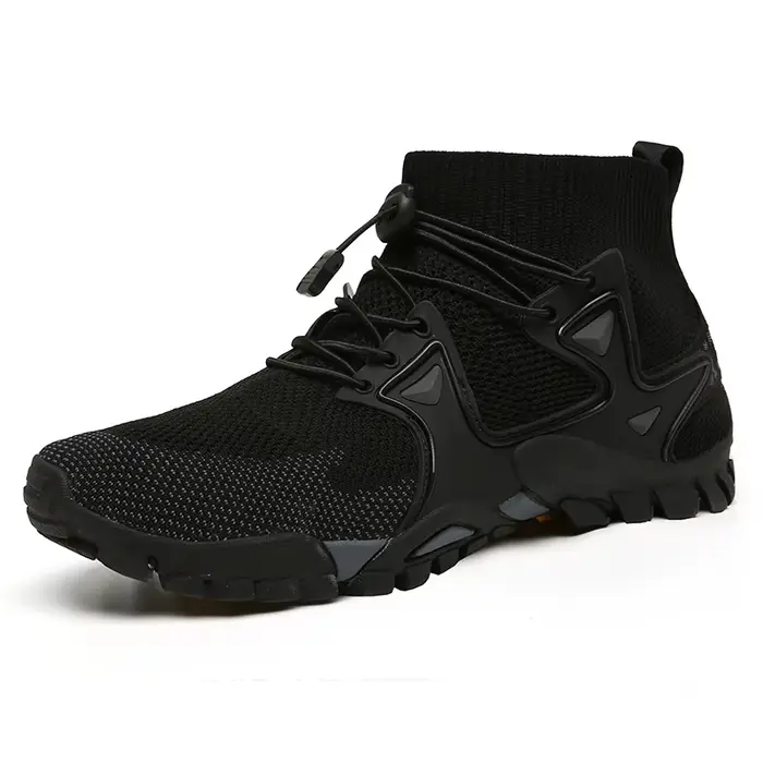 Chaussures pour hommes marche 2023 été nouvelles bottes hautes respirant maille alpinisme en plein air confortable loisirs voyage baskets