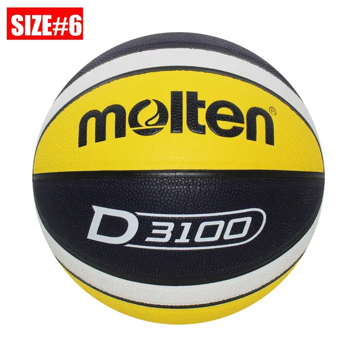 Balles de basket-ball fondues taille officielle 7/6/5 matériau PU résistant à l'usure jeu d'entraînement
