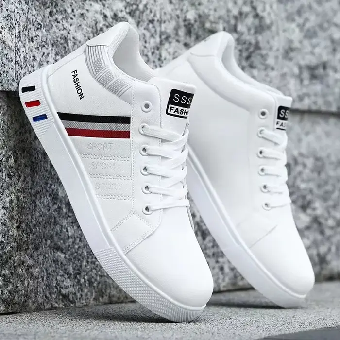 Chaussures de skate en cuir pour hommes