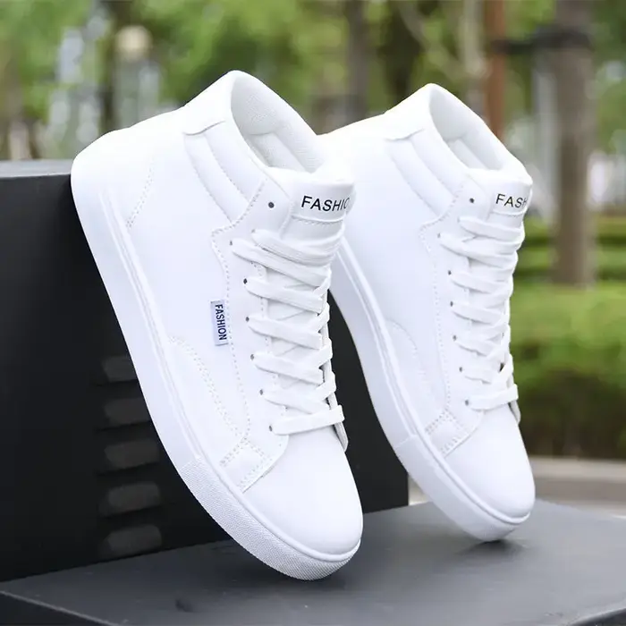 Chaussures de skateboard en cuir pour hommes