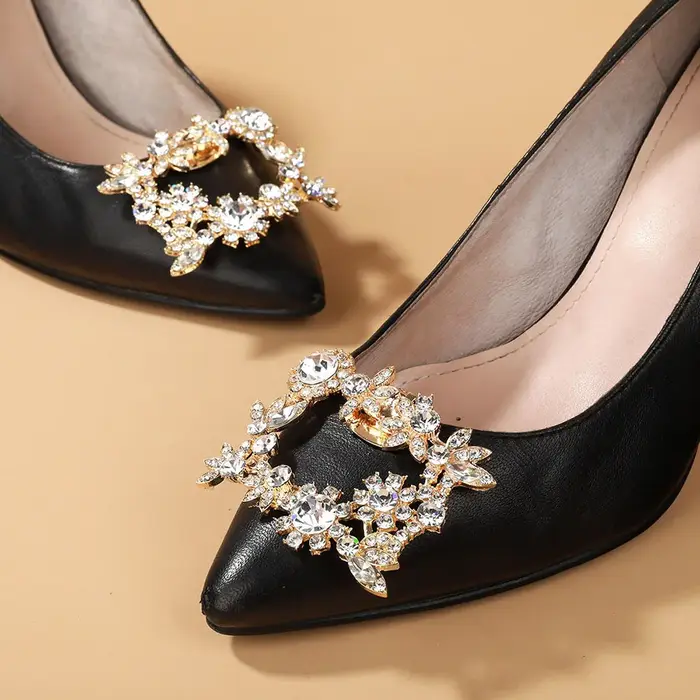 Pinces à Chaussures en Strass pour Mariage