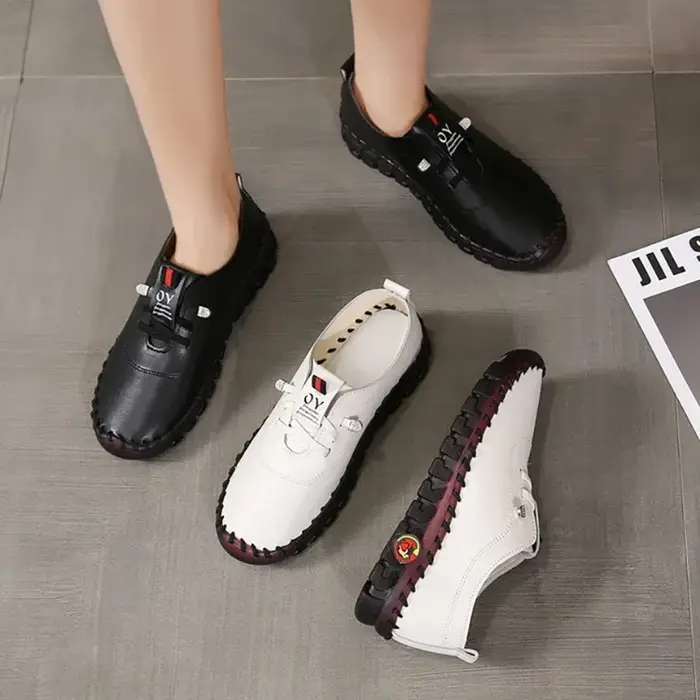 Chaussures de course en cuir PU pour femmes