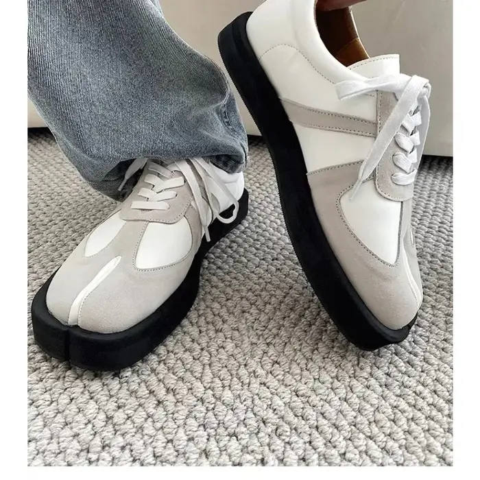 Tabi chaussures pour hommes femmes en cuir véritable