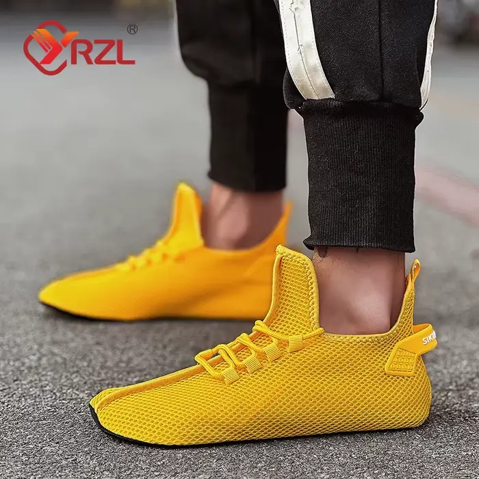 YRZL baskets hommes mode chaussettes course chaussures décontractées confortable haut
