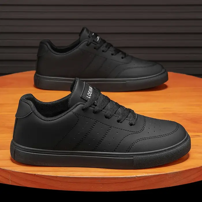Sneakers classiques décontractées pour hommes | Chaussures de skate minimalistes à lacets