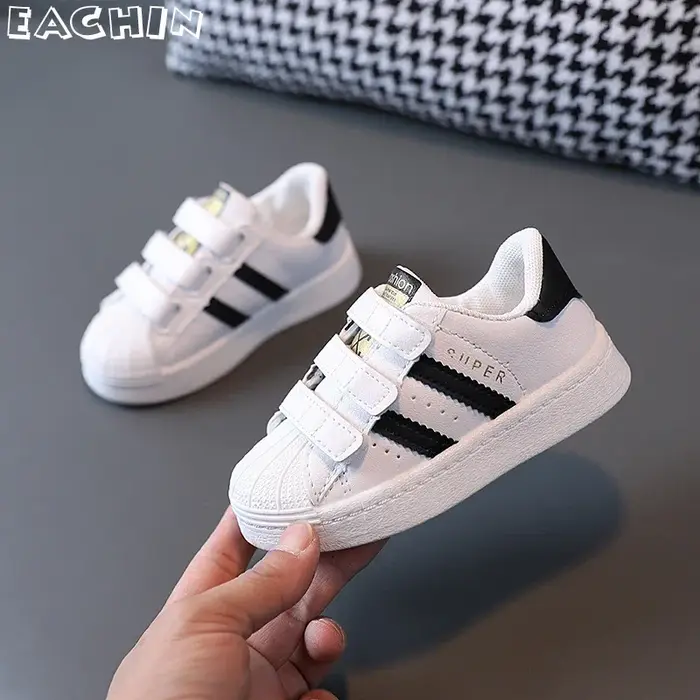 Baskets respirantes pour enfants, chaussures de plein air pour tout-petits, non ald, blanc, décontra