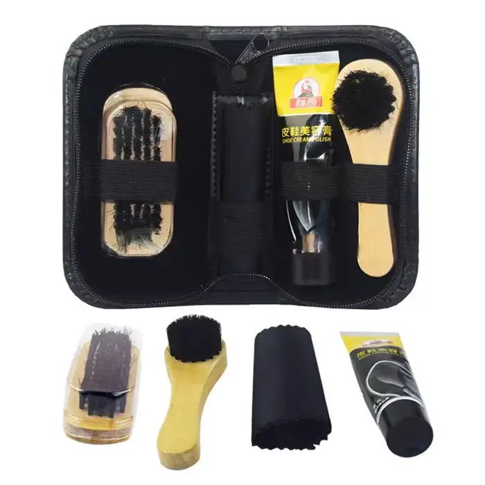 Kit d'entretien professionnel pour chaussures, ensemble de nettoyage pour baskets, chaussures en cui