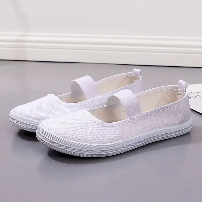 Chaussures pour femmes bas blanc dames