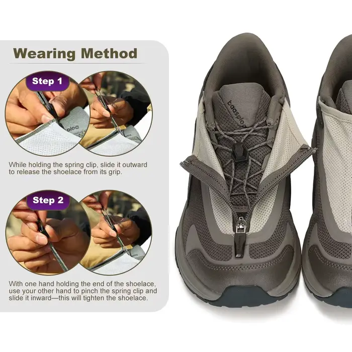 Baasploa hommes chaussures de randonnée maille respirant extérieur baskets tout nouveau confort Trail