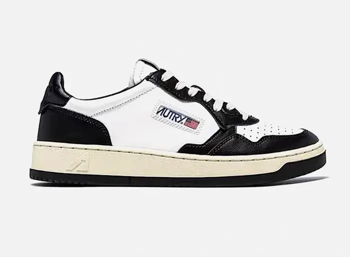 Chaussures de sport classiques et décontractées KWUN AUTRY en cuir véritable blanc pour hommes et fe