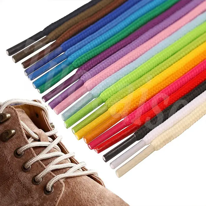 1 paire de lacets ronds classiques en polyester
