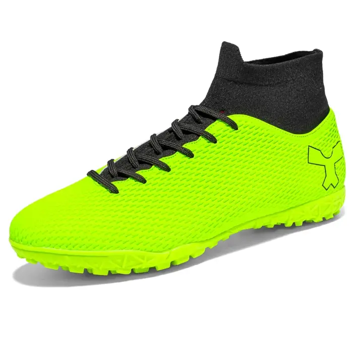 Chaussures de football professionnelles à haut rinçage pour hommes, chaussures de football en salle,