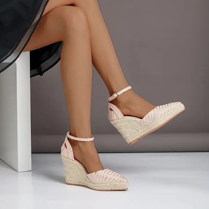 Sandales à talons compensés pour femmes
