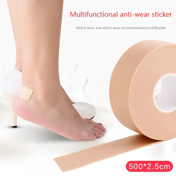 Protections de talon en gel de silicone 5M, coussinets autocollants pour chaussures femme, inserts u