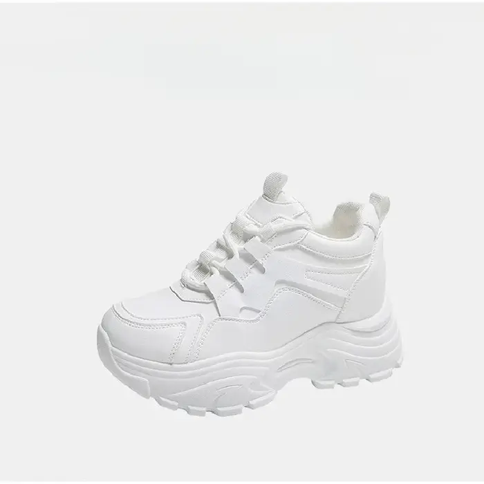 Baskets de marche pour femmes, baskets montantes épaisses et légères antidérapantes, chaussures reha