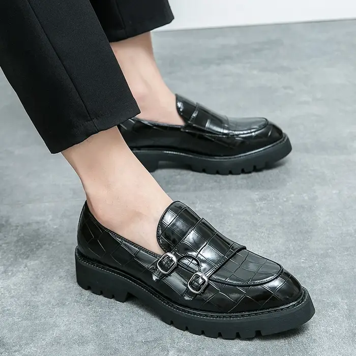 Mocassins à plateforme pour hommes