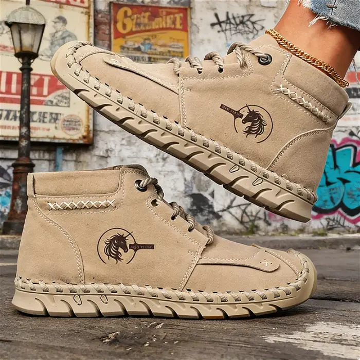Ashion baskets à la main en cuir chaussures pour femmes mi-haut femmes chaussures plates décontractées nouvelles chaussures de créateur Mujer Zapatos Chaussure Femme