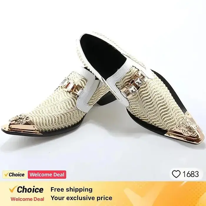 Chaussures en cuir italien noir pour hommes