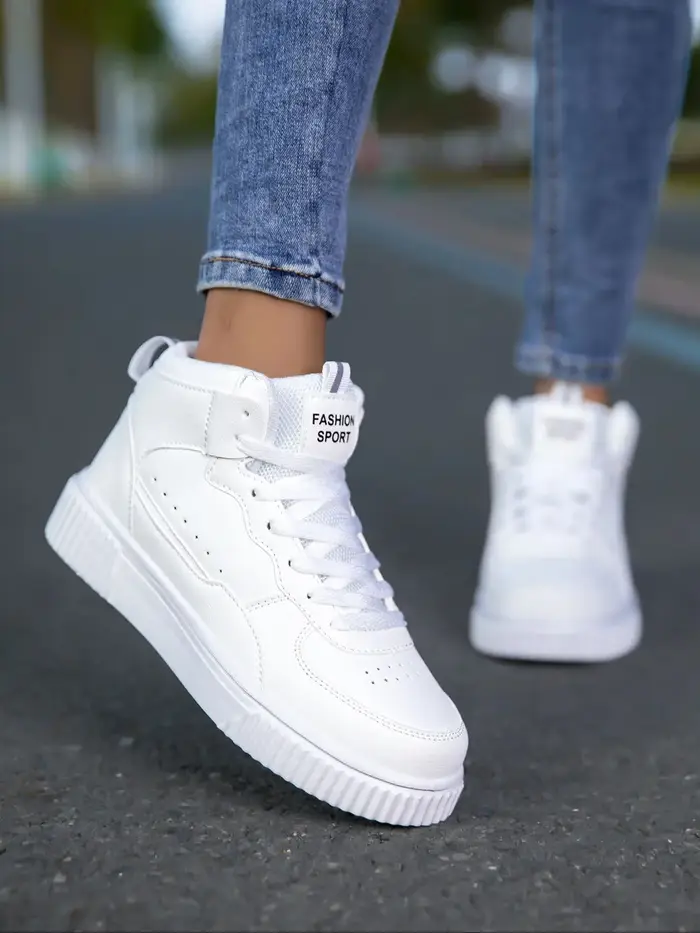 Chaussures en cuir décontractées pour hommes, style tendance, respirantes, polyvalentes, baskets blanches sport, chaussures en cuir tendance