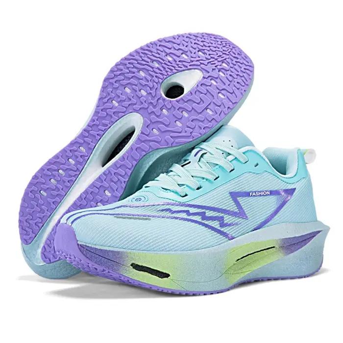 Chaussures de course pour hommes, baskets de sport respirantes et antidérapantes, légères, pour marathon, fitness, jogging en plein air