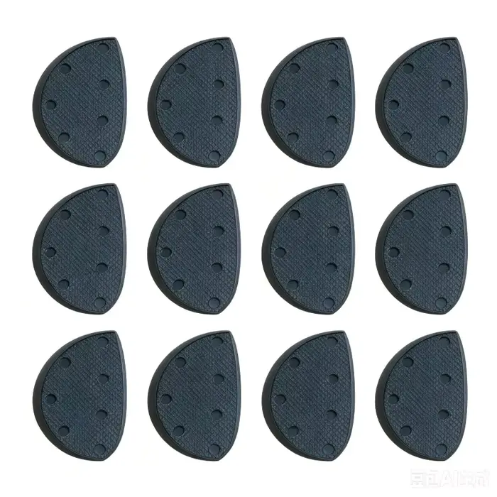 Plaques de protection en caoutchouc pour talons et bouts de chaussures