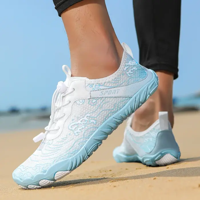 White Wading Shoes Men Women Quick Dry Non-Slip Barefoot Aqua