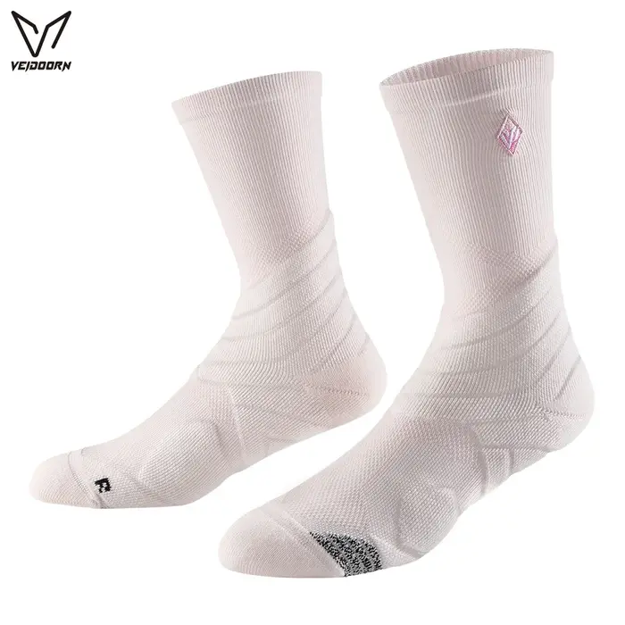 Chaussettes de basketball d'élite professionnelles antidérapantes avec semelle en tissu éponge pour jeunes et hommes, chaussettes de sport athlétiques pour l'entraînement