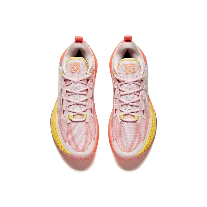 POIZON Anta Zap 1 Honey Peach TPU Chaussures de basket-ball basses pour hommes Rose 912411110Q-5