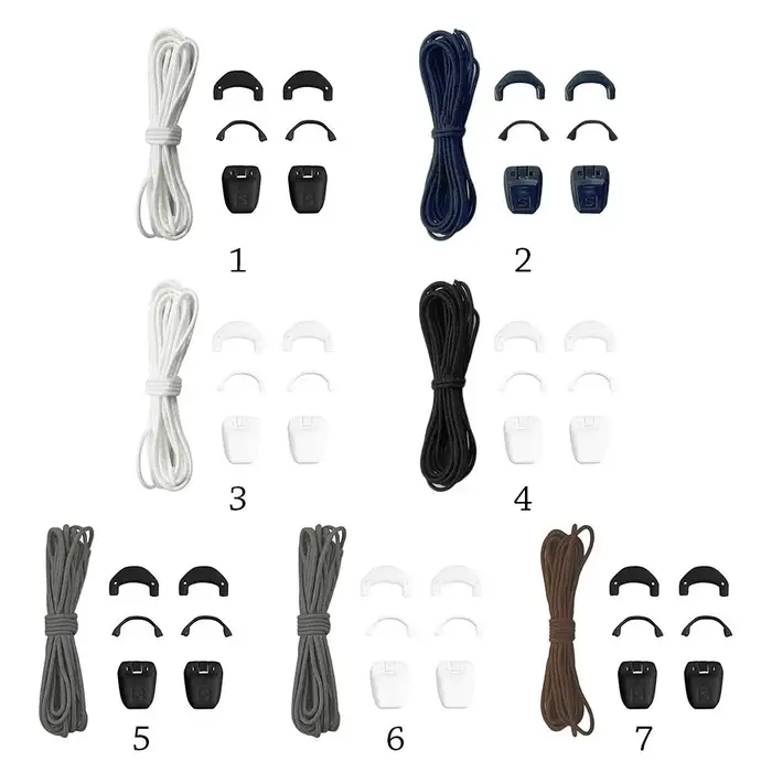 Lacets de tennis ronds sans attache pour enfants et adultes