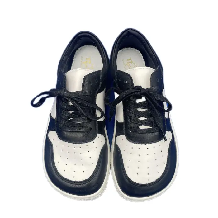 Tipsietoes pieds nus en cuir véritable 2025 nouvelle Sneaker pour femmes hommes plat doux zéro semelle tombante plus large orteil boîte Flexible léger