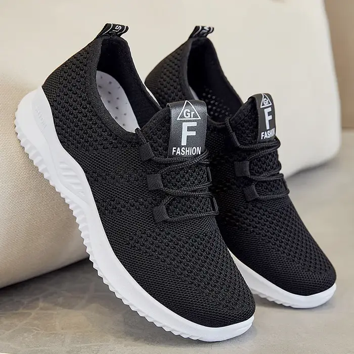 Baskets compensées épaisses pour femmes 2026 - Chaussures décontractées respirantes à coussin d'air 