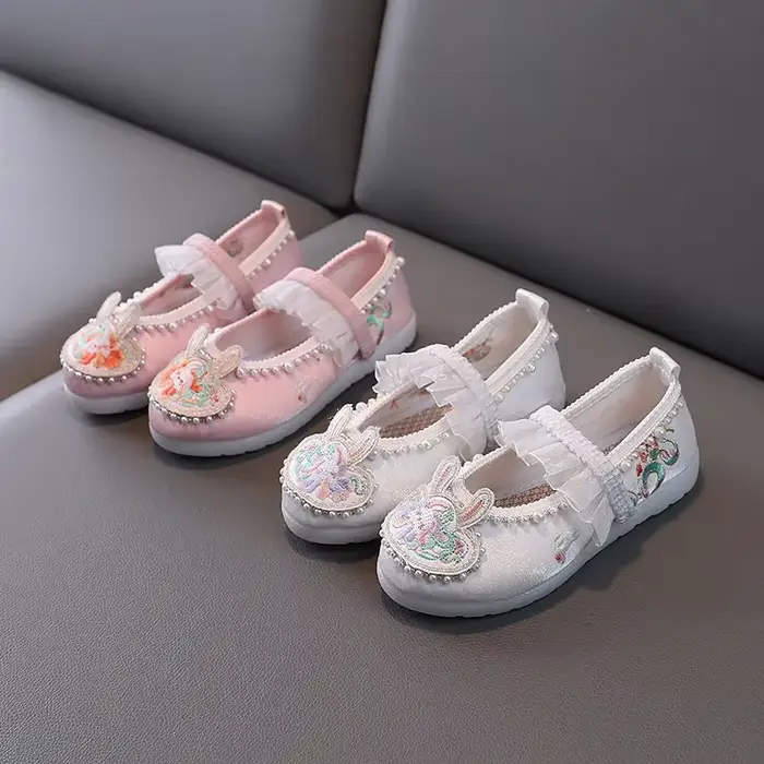 Chaussures Hanfu pour enfants printemps automne nouvelles filles mode princesse