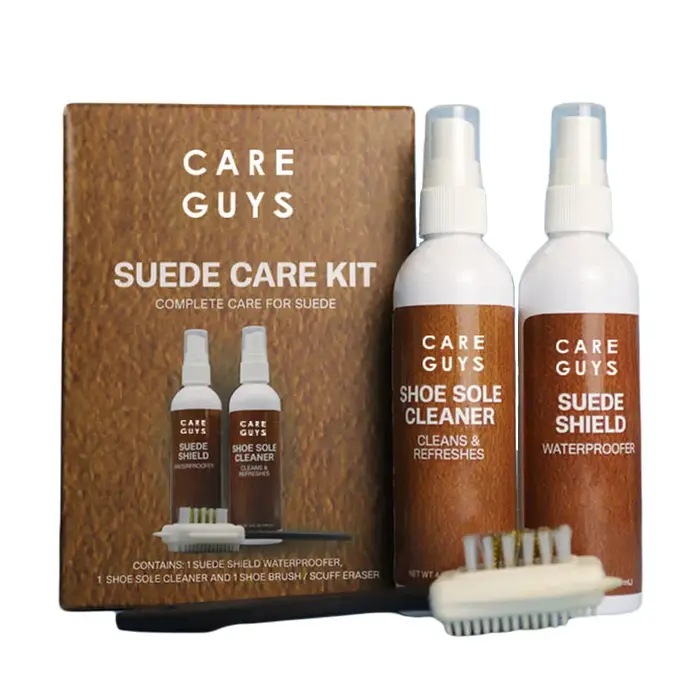 Kit de Nettoyage pour Chaussures en Daim et Cuir – Nettoyant pour Chaussures en Velours avec Brosse