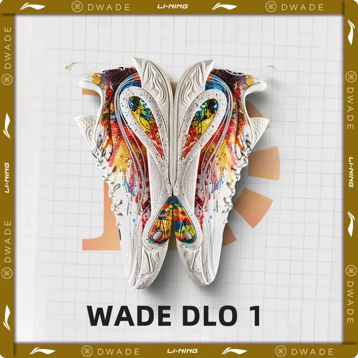 Li-Ning WADE DLO 1 Chaussures de basket-ball pour hommes BOOM Légères Absorption des chocs