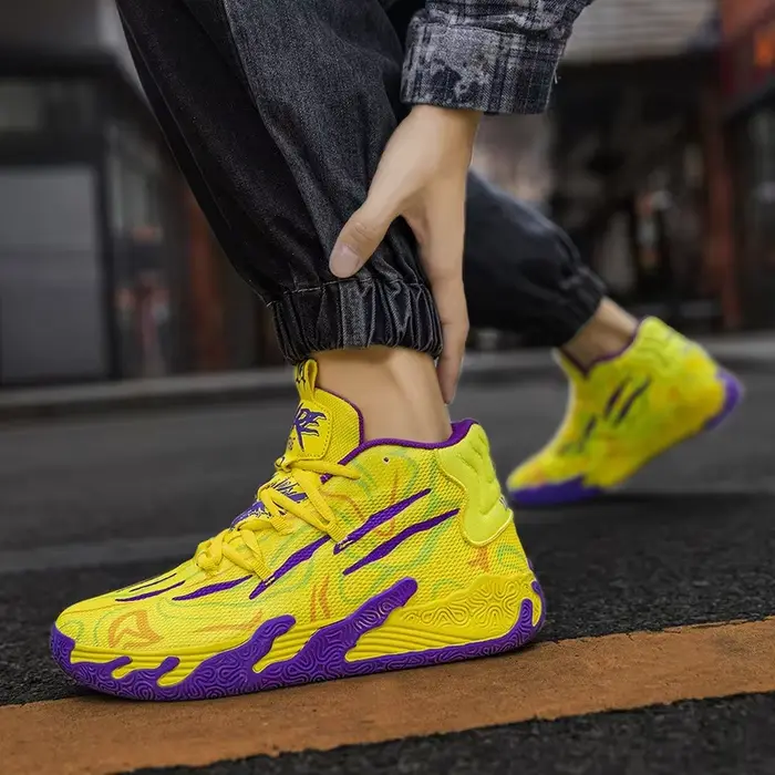 2025 nouvelles chaussures de basket-ball hommes respirant confortable baskets formation sport