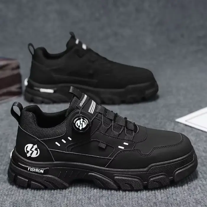 Chaussures d'été décontractées en cuir pour hommes