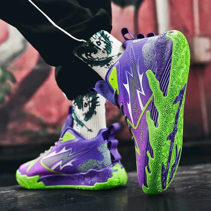 Chaussures de basket-ball professionnelles pour hommes, chaussures de sport athlétiques, entraînement de haute qualité, bottes imperméables unisexes, baskets rembourrées