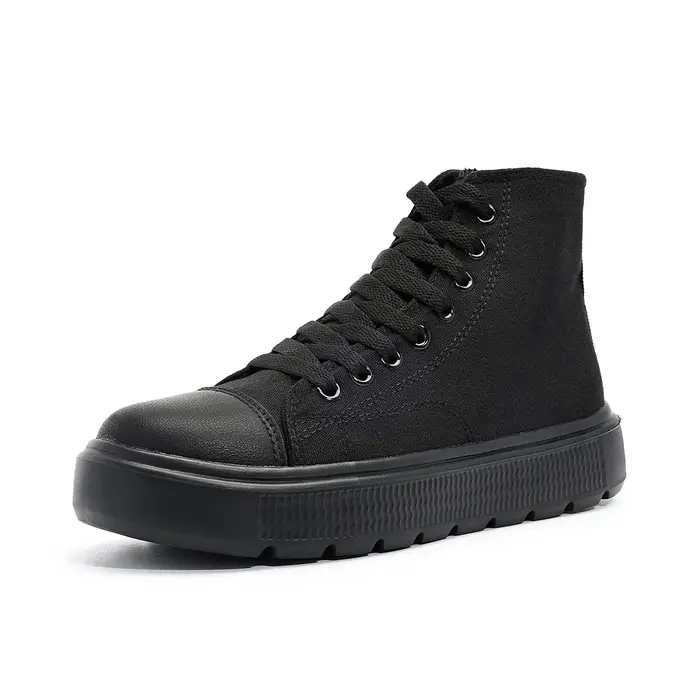 Femmes toile chaussures haut femme