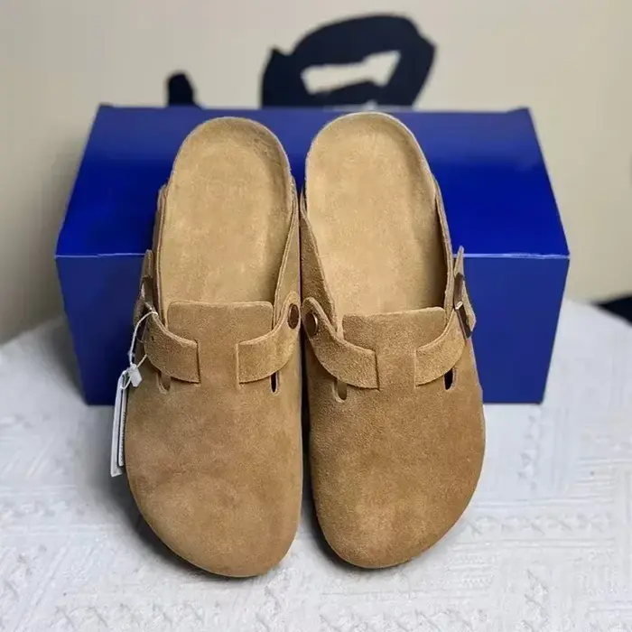 Sandales en cuir tendance KIMV pour hommes et femmes