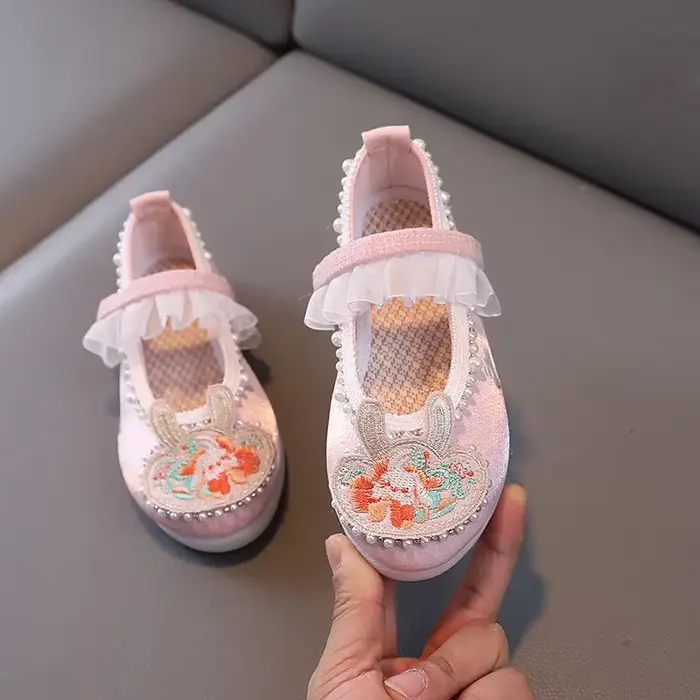 Chaussures Hanfu pour enfants printemps automne nouvelles filles mode princesse chaussures de danse 