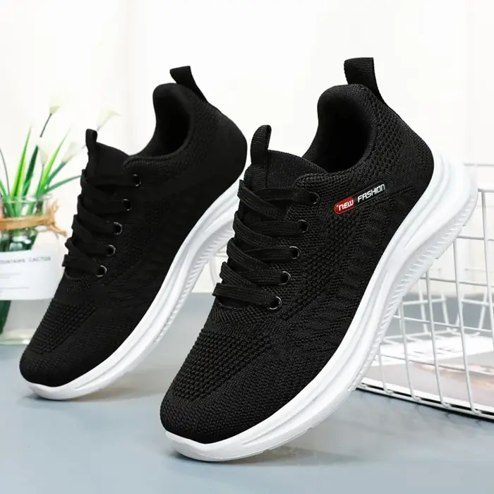Chaussures de marche décontractées pour femmes, baskets de course respirantes en maille tendance pou