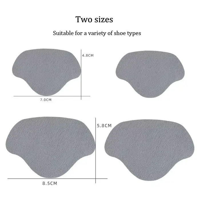 4 PCS Semelles Talon Réparation Subvention Collant Chaussures Trou Sneaker Doublé Avec Anti-Usure Ap