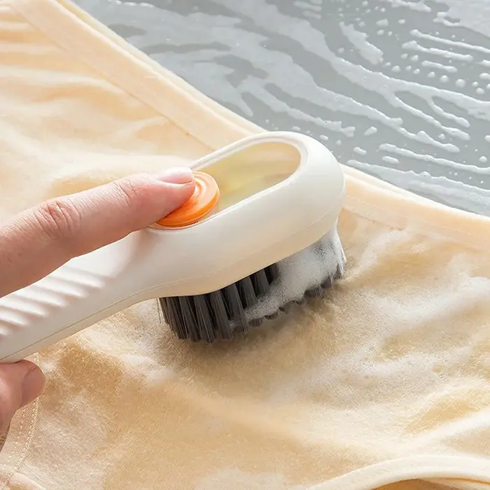 Brosse à chaussures à décharge automatique de liquide, nettoyage en profondeur multifonctionnel, poi