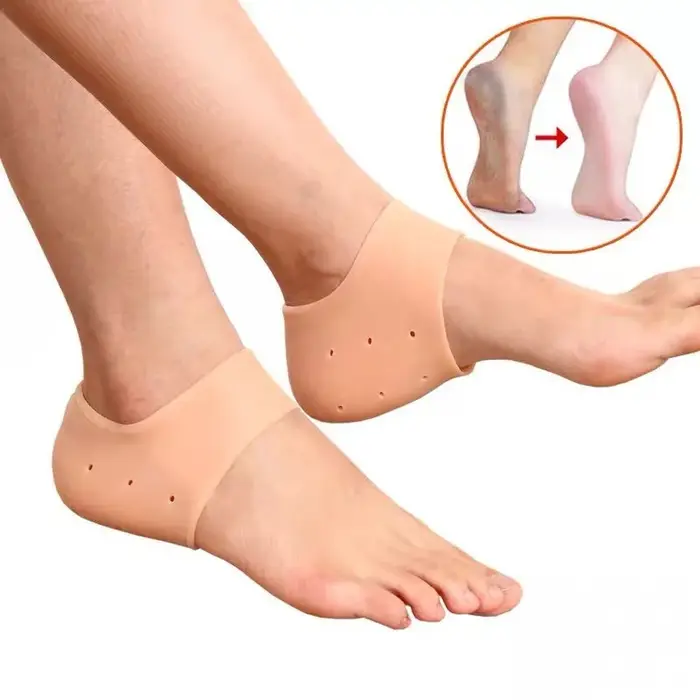 1 paire de coussinets d'éperon de talon, manchon de protection pour soulager la fasciite plantaire, 