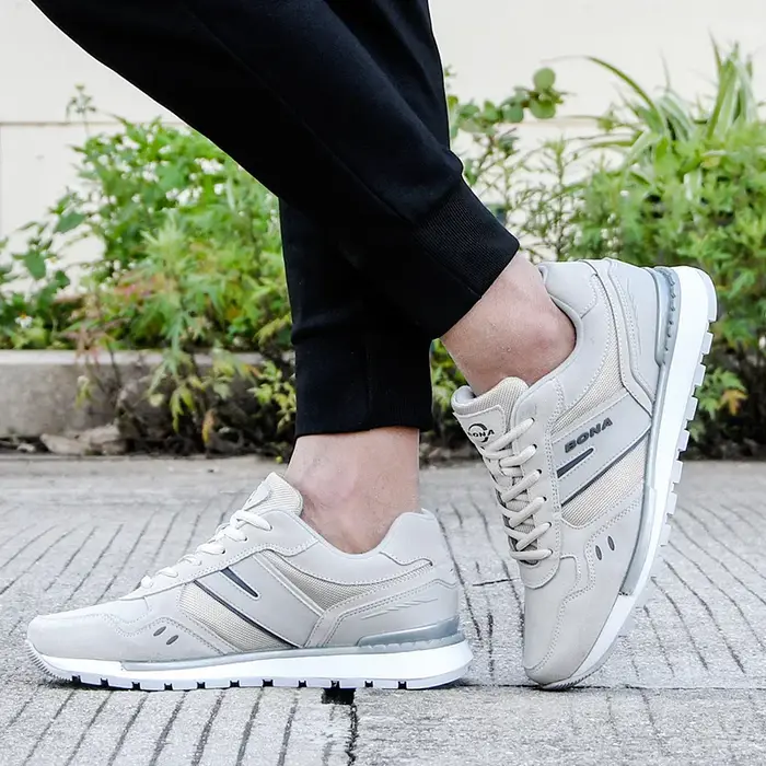 Chaussures de course BONA pour hommes, chaussures décontractées légères et confortables, chaussures de course à la mode et respirantes