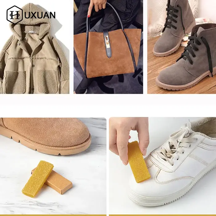 Nettoyant pour chaussures en daim mat et cuir, gomme de nettoyage pour chaussures
