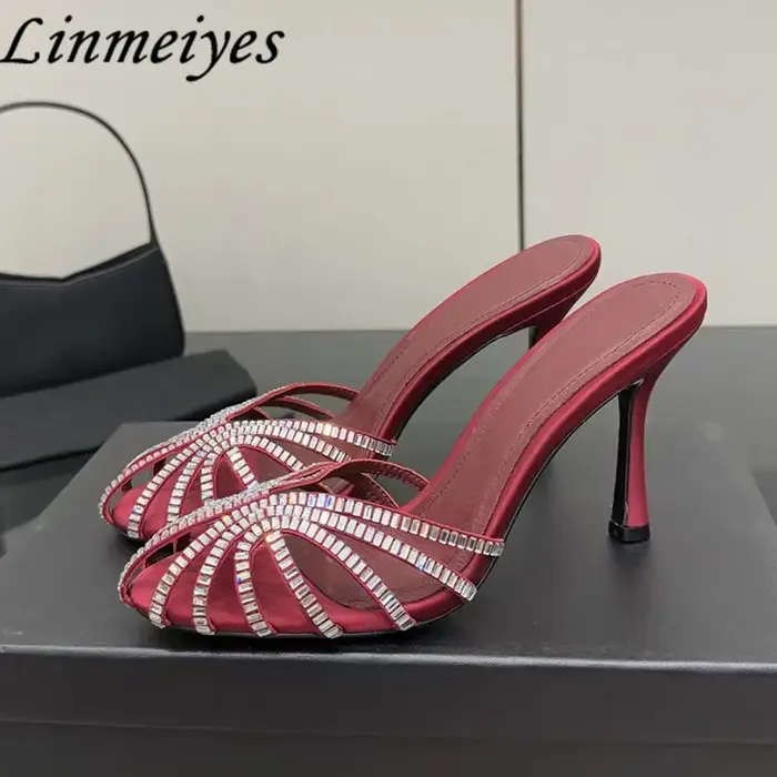 Pantoufles Sexy à talons hauts pour femmes