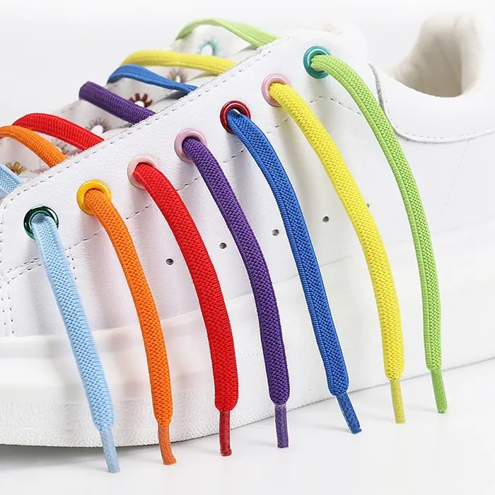 Lacets Plats artificiel astiques Sans Nministériels d pour Enfant et Adulte, Baskets, Rapide, pour P