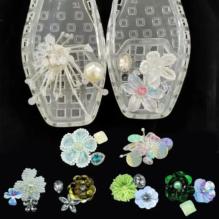 Ensemble de pinces à chaussures en cristal